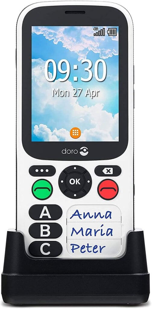 Doro 780X-Unlocked-Simplified-Localisation-Charging - Popular Mobile Phones For Elderly