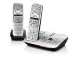 Gigaset E500A Big Button Twin DECT Cordless Phone with SOS Function and Hearing Aid Compatibility – Silver