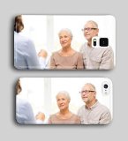 happy senior couple at home Cover Case iPhone 4