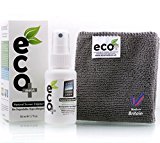 Ecomoist Natural Screen Cleaner 50ml with Fine Microfiber Towel