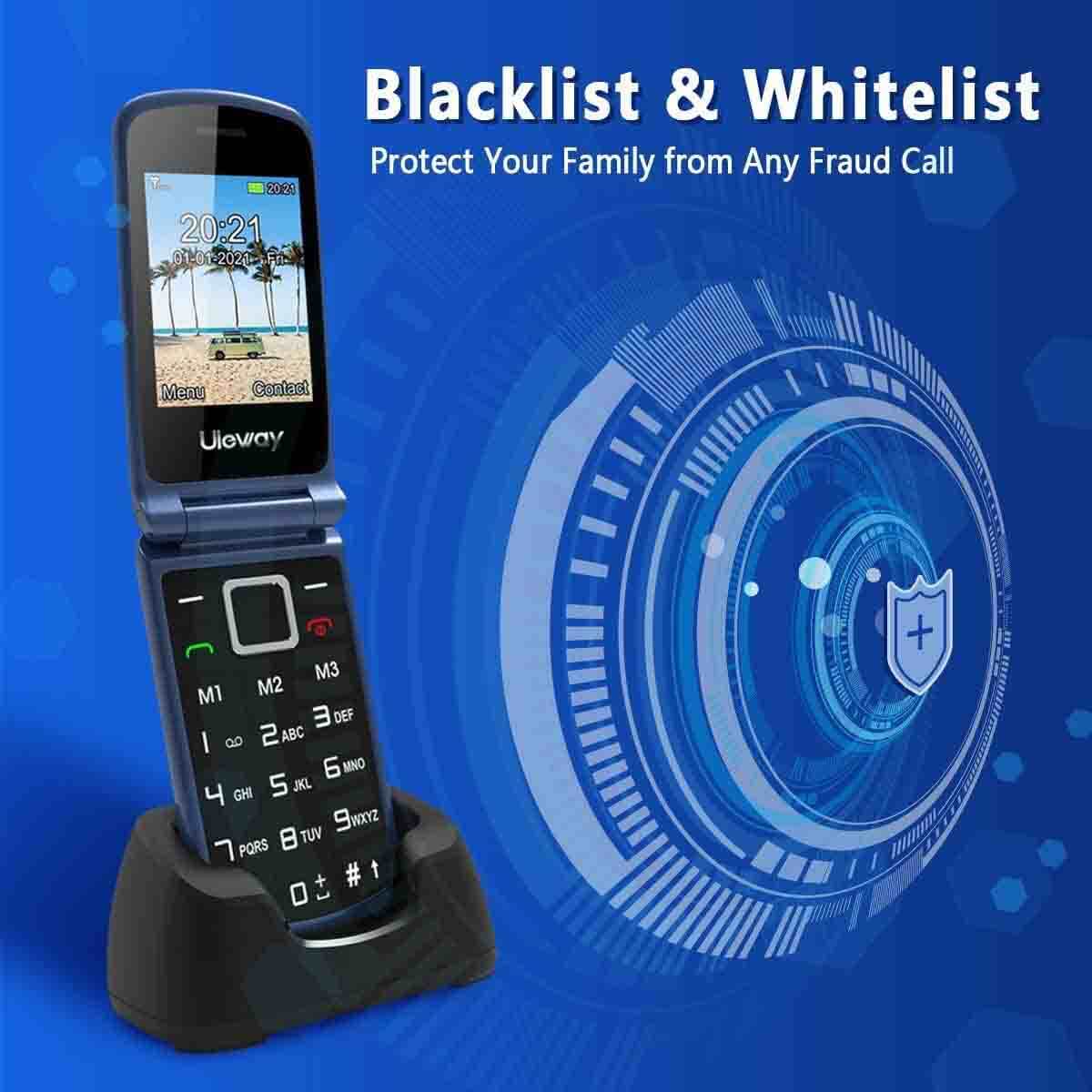 flip cell phone for elderly vision impaired