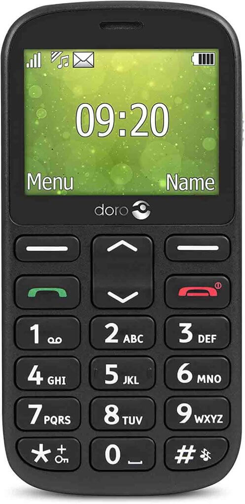 Doro simple mobile phone for elderly